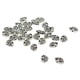 thumbnail image 1 of 30 piezas de abalorios de metal plateado , espaciadoras de flores de loto para pendientes de , manualidades DIY, 1 of 8