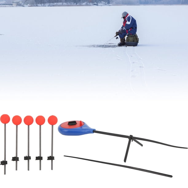 Tapa de Caña de Pesca de Hielo, 5 piezas Duraderas de Alta Resistencia Pesca en el de Pesca Con Resistente al Agua Resistente Al Agua Con Caña para Accesorios de Pesca