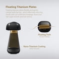 thumbnail image 3 of Flat Iron 1 Inch Titanium Hair Straightener with Adjustable Temperature High Heat 450 degrees Frizz Free Dual Voltage Heats Up Quickly Matte Black, 3 of 7