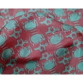 thumbnail image 5 of oneOone Silk Tabby Dusty Rose Fabric Skull Dress Material Fabric Print Fabric By The Yard 42 Inch Wide-9W, 5 of 6