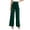 a-30Green4, variant on Womens Solid Color High Waisted Wide Leg Pants With Bow Tie Waist Pleated Front For Office Business Casual Daily Work Wear Beige
