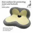 thumbnail image 2 of Newway  Memory Foam Seat Cushion  Ergonomic Memory Foam Petal Seating Cushion, Lower Back Support Cushions for Home Office Chair Driving Car Seat, Pain Relief, Beautiful Buttocks, 2 of 6