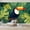 Color 4, variant on Wallpaper Vibrant Tropical Leaf Bright Green Yellow Pink Shades Peel and Stick Wall Murals 100"H x 144"W Removable PVC Wall Paper Self-Adhesive Wall Paintings Art Decor for Bedroom Living Room