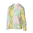 thumbnail image 2 of Fotbe Daisies Flowers Men's Women's UPF 50+ Sun Protection Jacket Hooded Cooling Shirt with Pockets Hiking Outdoor Performance-Large, 2 of 9