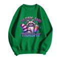 thumbnail image 4 of WEAIXIMIUNG Womens Sweatshirt Zip Up Pattern Funny Bohemian Cute Stay Garbage Oversized Hoodless Hoodie, 4 of 4