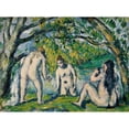 thumbnail image 3 of Cezanne, Paul 14x11 Black Modern Framed Museum Art Print Titled - Three Bathers, 3 of 5