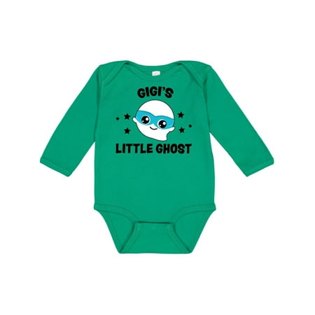 

Inktastic Cute Gigi s Little Ghost with Stars Gift Baby Boy or Baby Girl Long Sleeve Bodysuit