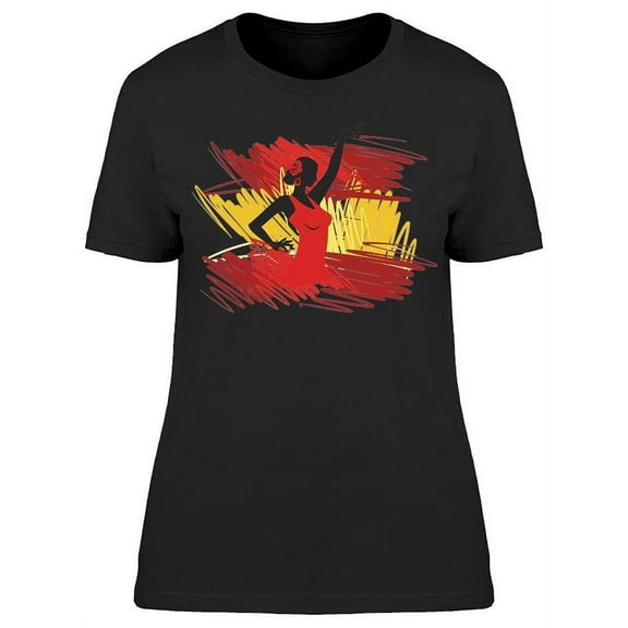 A Flamenco Dancer T-Shirt Women -Image by Shutterstock, Female XX-Large