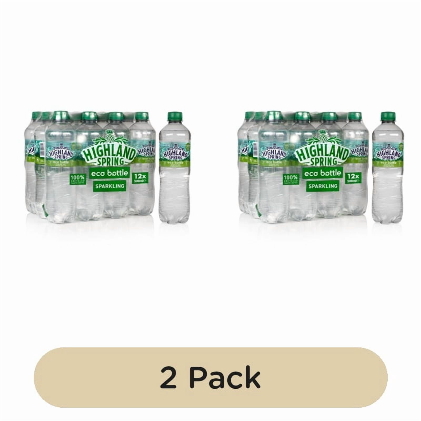 Highland Spring Sparkling Water 12 x 500ml, British Import (Pack of 2)