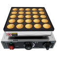 thumbnail image 1 of 25-Hole Mini Dutch Pancake Maker - 900W Non-Stick Electric Poffertjes Pan - Adjustable Temperature & Timer - Stainless Steel, Easy Clean, Commercial Grade - Ideal for Home, Café, Parties, 110V, Silver, 1 of 7