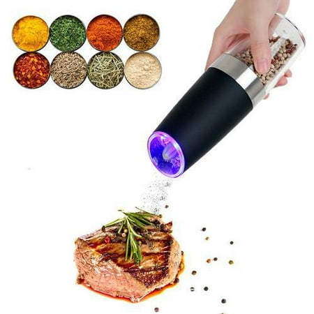 Electric Salt or Pepper Grinder and Mill, Battery Operated, Stainless Steel