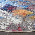 thumbnail image 5 of SAFAVIEH Barbados Lorcan Geometric Indoor/Outdoor Area Rug, Grey Purple/Blue Gold, 6'6" x 6'6" Round, 5 of 11