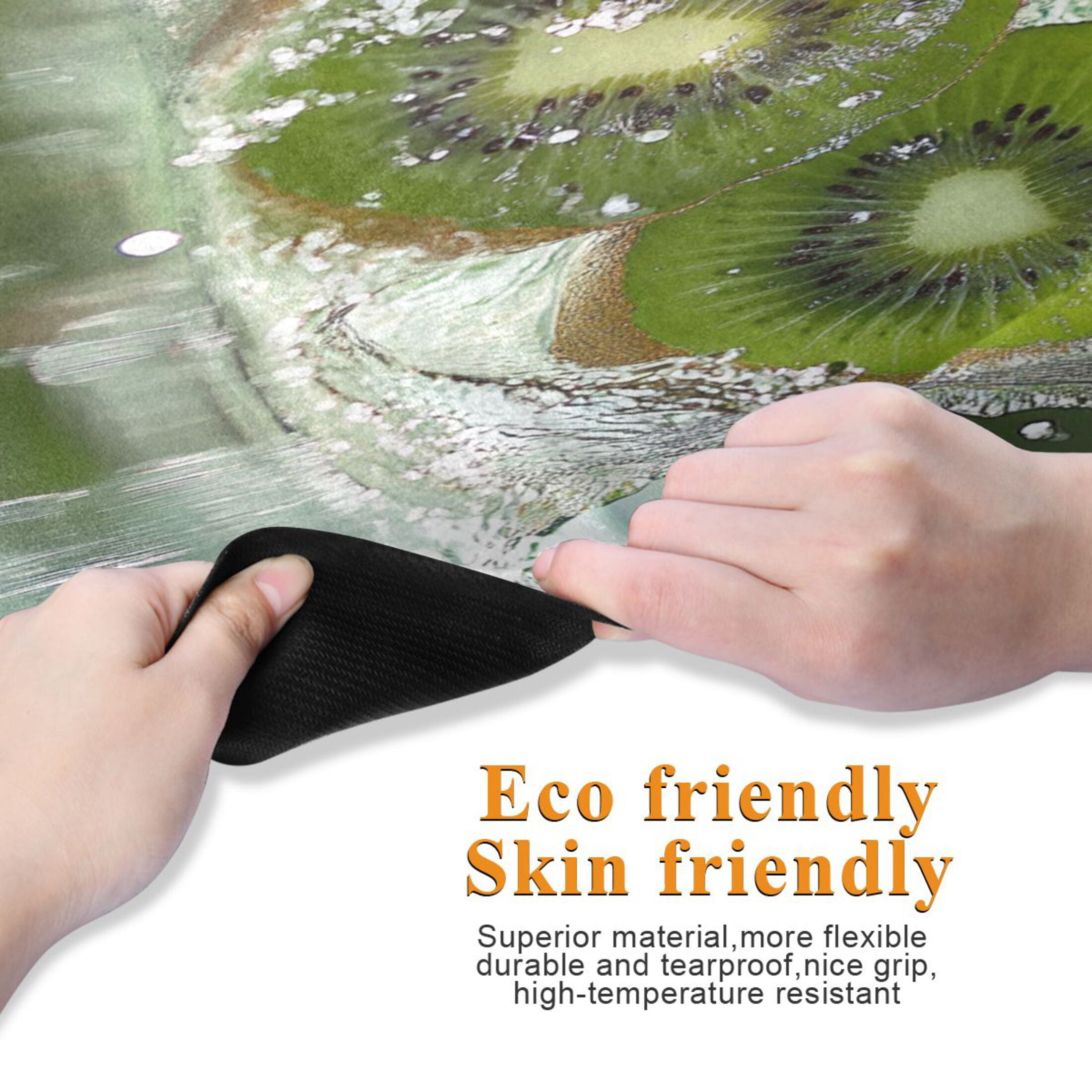 BZSMCE Yoga Mat Women Kiwi Splashing in Water Fitness Mat