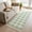 Sage Green, variant on Sage Green Plaid Hallway Runner Rug 2'x5', Spring Farmhouse Buffalo Checkered Washable Kitchen Runner Rug with Tassels, Laundry Room Rugs Woven Cotton Carpet for Bedroom Entryway Front Door