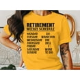 thumbnail image 6 of Retirement Weekly Schedule T-Shirt, Vacation Tee, Social Security Tee, Funny 50th Birthday Gift, Gift For Grandpa, Grandparents Gifts, 6 of 10