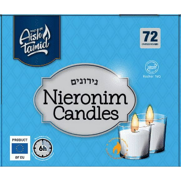 Aish Tamid Bougies néronim 6h UE 72pc