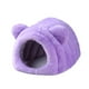thumbnail image 2 of Cama para hámster cómoda para otoño e invierno, cueva para animales pequeños, hábitat de escondite. Púrpura, 2 of 9