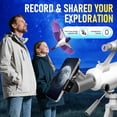 thumbnail image 3 of Telescope for Adults & Kids, 80mm Aperture 500mm Portable Refractor Telescope for Astronomy Beginners, with Tripod, Stickers, Smartphone Adapter, Backpack, 3 of 8
