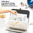 thumbnail image 3 of Hand Accordion Business Bag Portable Large Capacity Handheld Bag for Women Men, 3 of 5