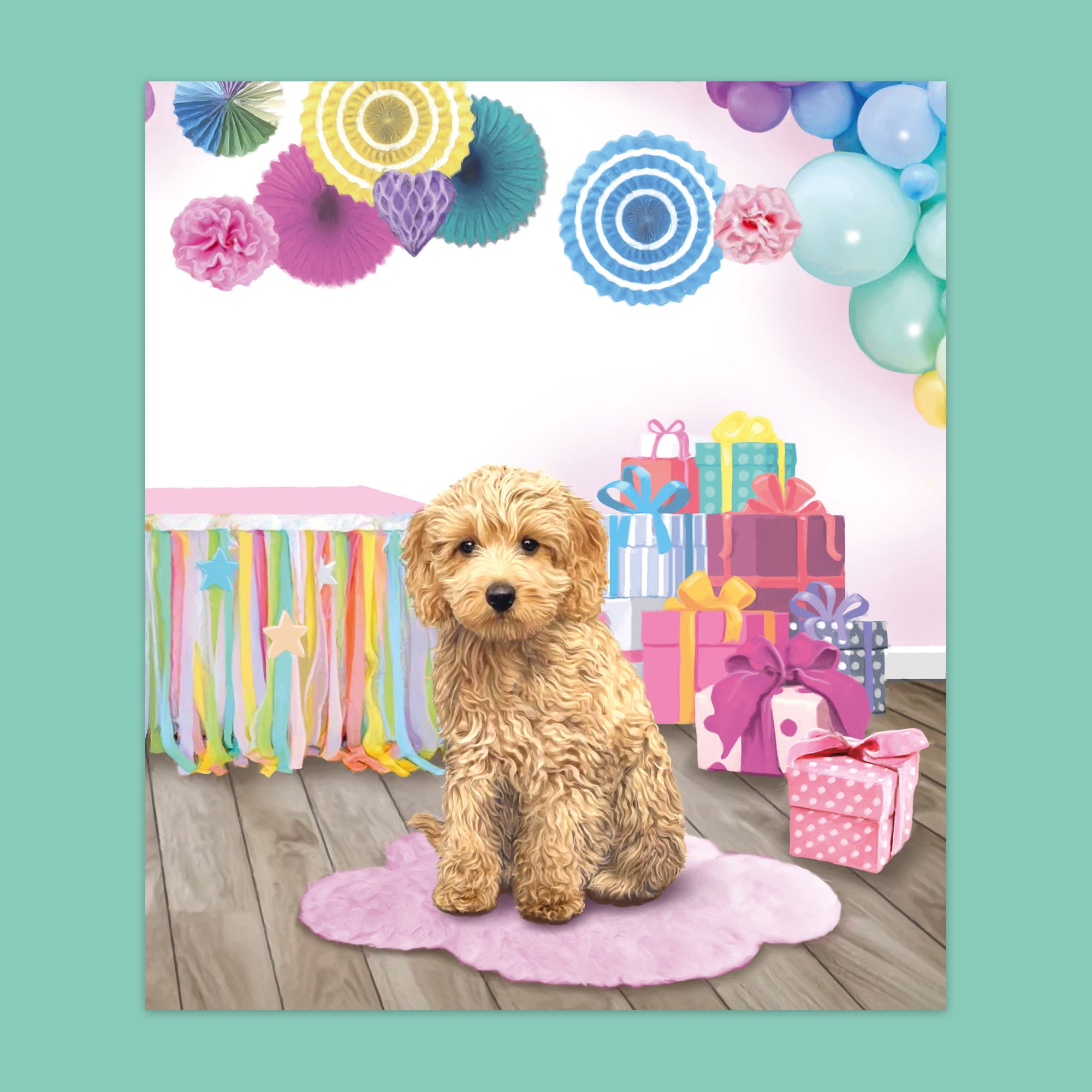 book 'n' app: Panorama Sticker Book - Cute Animals - Mix-Match Stickers On Double-Page Spreads, Dress-Up Animals, Playful Illustrated Scenes, Kids 4+