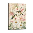 thumbnail image 2 of Larbulse  Hummingbirds Daisies Canvas Wall Art Home Decor Poster Vintage Funny Print Picture Abstract Bedroom Living Room Kitchen Posters Decor, 2 of 6