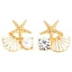 thumbnail image 3 of Pendientes de aleación de zinc Qarigey para mujer brillantes joyería de festival boda compromiso Oro Blanco, 3 of 6