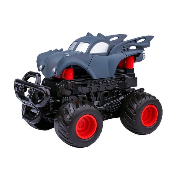 AnuirheiH Crash-resistant Bouncing Children's Off-road Inertial Car Deformation Toy