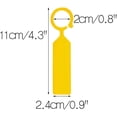 thumbnail image 2 of 100 Pcs Thick Plastic Plant Tree Tags Markers Nursery Garden Labels Colored Multi, 2 of 2