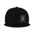 thumbnail image 2 of Flat Bill Visor Classic Snapback Hat Roots New Orleans Adjustable Style Baseball Cap, 2 of 7