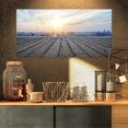thumbnail image 1 of Buildings with Empty Wooden Board - Landscape Canvas Art Print, 1 of 3