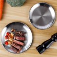 thumbnail image 2 of Greeniant Vajilla de acero inoxidable para acampar, de cena, soporte para contenedor de alimentos, bandeja redonda, para desorden, accesorios carpas Numero 3 Greeniant OD009364-03, 2 of 6