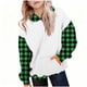thumbnail image 2 of Sudadera con capucha para niños, cuello redondo, manga larga, ropa de abrigo para niños de talla mediana y grande, jersey, blusa de poliéster para niños, 2 of 5