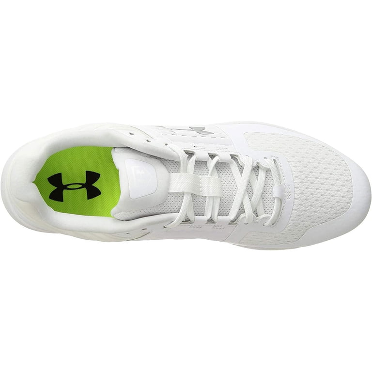 New Under Armour Yard Low ST Mens Size 11.5 White/White Baseball