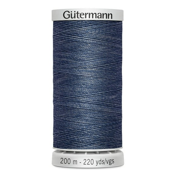 Gütermann Stonewash Jeans Thread – 200 m (219 yds), Blue Blend for Denim Topstitching