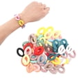 thumbnail image 4 of 50 piezas de cadena mixtos s de fabricación de cadenas de bordillo conector DIY cadena sustros el , Mate Gloria Anillos de enlace de cadena, 4 of 9
