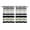Green, variant on Sage Green Black Stripe Kitchen Curtains Short 45 Inch Length, Modern Abstract Coarse Striped Grommet Top Bedroom Living Room Curtains, Light Filtering Cafe Curtain Drapes 2 Panels Set 84''x45''