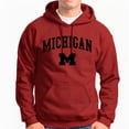 thumbnail image 4 of Sudadera con capucha para hombre y mujer, suéter Unisex con estampado de letras de Míchigan, moda informal para estudiantes y parejas, Otoño e Invierno, 4 of 5