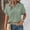 Camouflage, variant on Henley Tops for Women Short Sleeve Work Blouses Elegant Business Shirts Casual Cottagecore Summer T Shirt Summer Blouses for Women Purple XXL