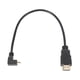 thumbnail image 1 of 90 degrees High Speed Micro-HDMI-compatible to HDMI-compatible Cable 3D & 4K Resolution 30cm, 1 of 5