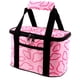 thumbnail image 2 of Bolsa de tela Oxford de gran capacidad, portátil, aislante, reutilizable e impermeable. Rosado, 2 of 6