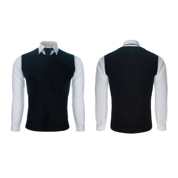 メンズウェア BRIEFING Men WR V-NECK KNIT VEST Harriton Men's Pilbloc™ V-Neck Sweater Vest XS BLACK at Amazon