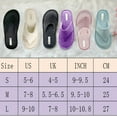 thumbnail image 5 of MAXHONG Women’s Indoor Slippers Lady’s Memory Foam Flip Flops, Velvet House Spa Comfy Slide on Slippers for Women Open Toe Shoes, 5 of 6