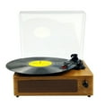 thumbnail image 1 of Wooden Simple Vintage Phonograph Wireless Vinyl Record Player With Cover Dust Jukebox ,Simple Setup, 1 of 4