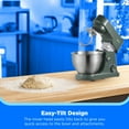 thumbnail image 4 of Midea 5-Quart Green Stand Mixer, 300W Tilt-Head Kitchen Mixer with Bowl, Paddle, Dough Hook & Accessories, 4 of 9
