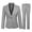 Gray, variant on Women's One Button Blazer Pant Suit Set Slim Fit Business Formal Office Wear