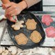 thumbnail image 3 of 10pcs Christmas Cookie Decorating Kit Festival Themed Biscuit Mould Fondant Stamps Snowflake Cookie Mould Set for Cake, 3 of 5