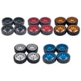 thumbnail image 3 of Ounissouiy 4 unids/set 27mm neumático de deriva llanta de Metal para 1/28 Wltoys K969 K989 P929 neumáticos de deriva para WLtoys Kits de construcción modelo azul, 3 of 6