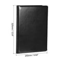 thumbnail image 2 of Uxcell A4 Business Portfolio PU Leather Padfolio Organizer Legal Document Folder Professional, Black, 2 of 6