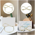 thumbnail image 2 of 12pcs Fer Message Clip Numéro de Table de Mariage Titulaire Restaurant Titulaire de Carte de Table, 2 of 7