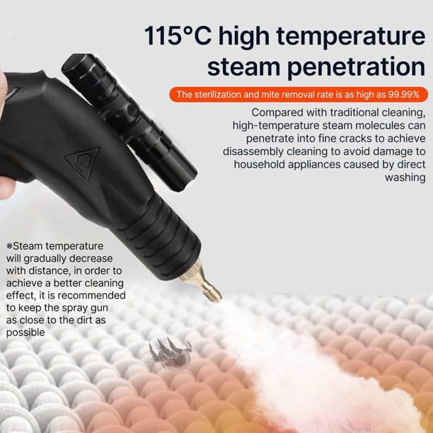 Limpiador A Presurizado, Portátil Resistente Con Transmisión De Voz, Accesorio De 8 Piezas, 3 Engranajes, De Agua Fría Y Caliente Ajustable Con Mini Linterna, Boquilla De